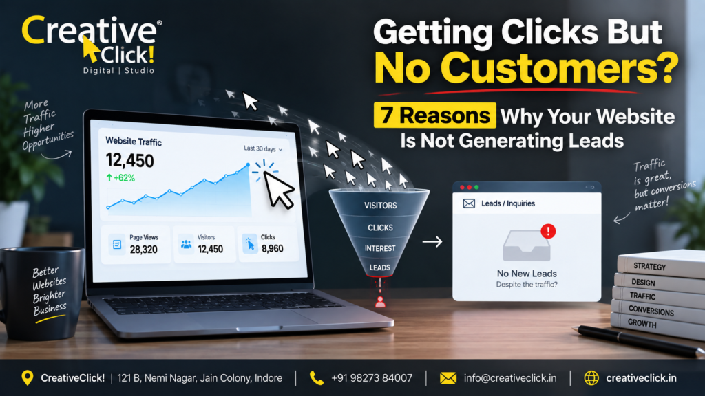 Why Your Website Is Not Generating Leads