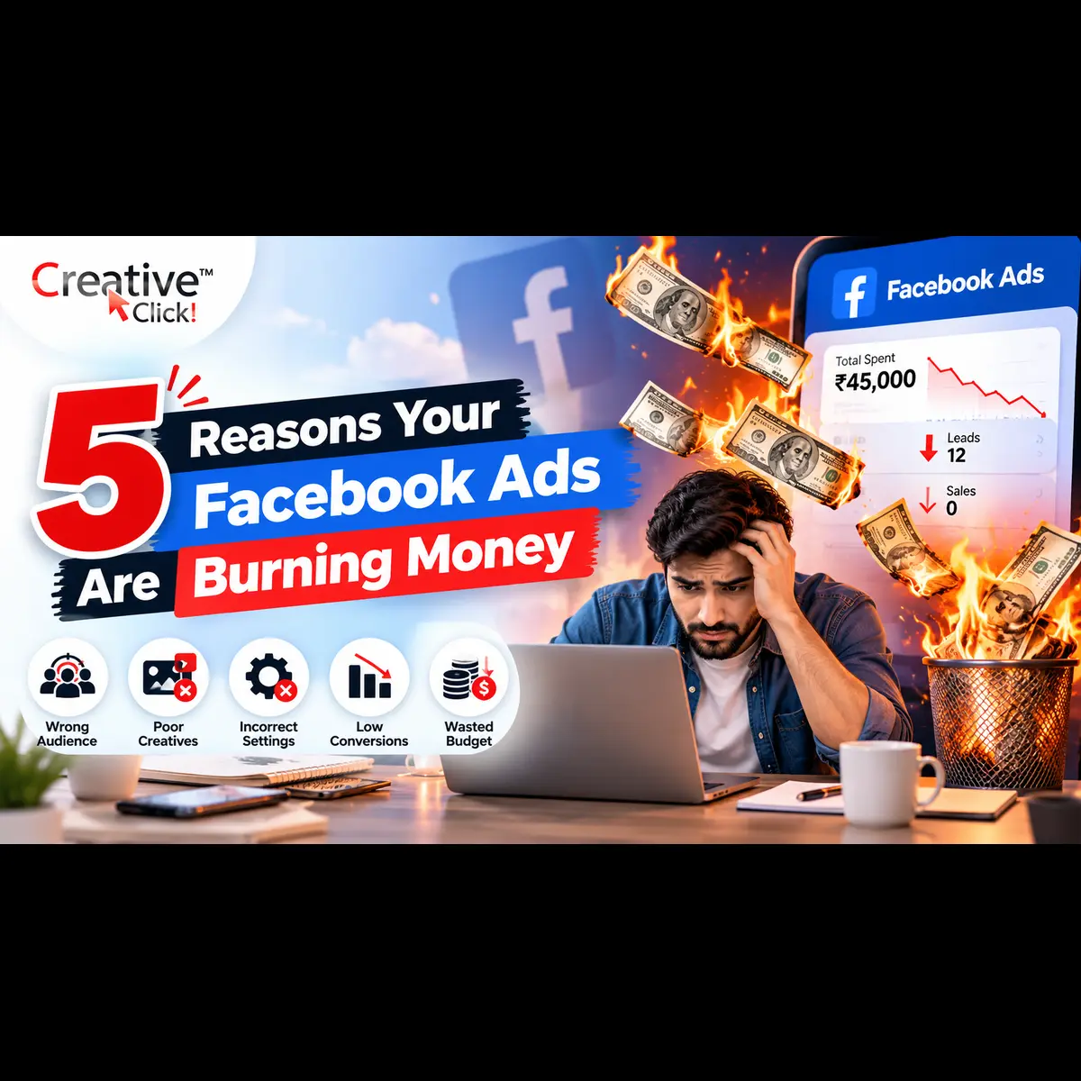 5 Reasons Your Facebook Ads Are Burning Money